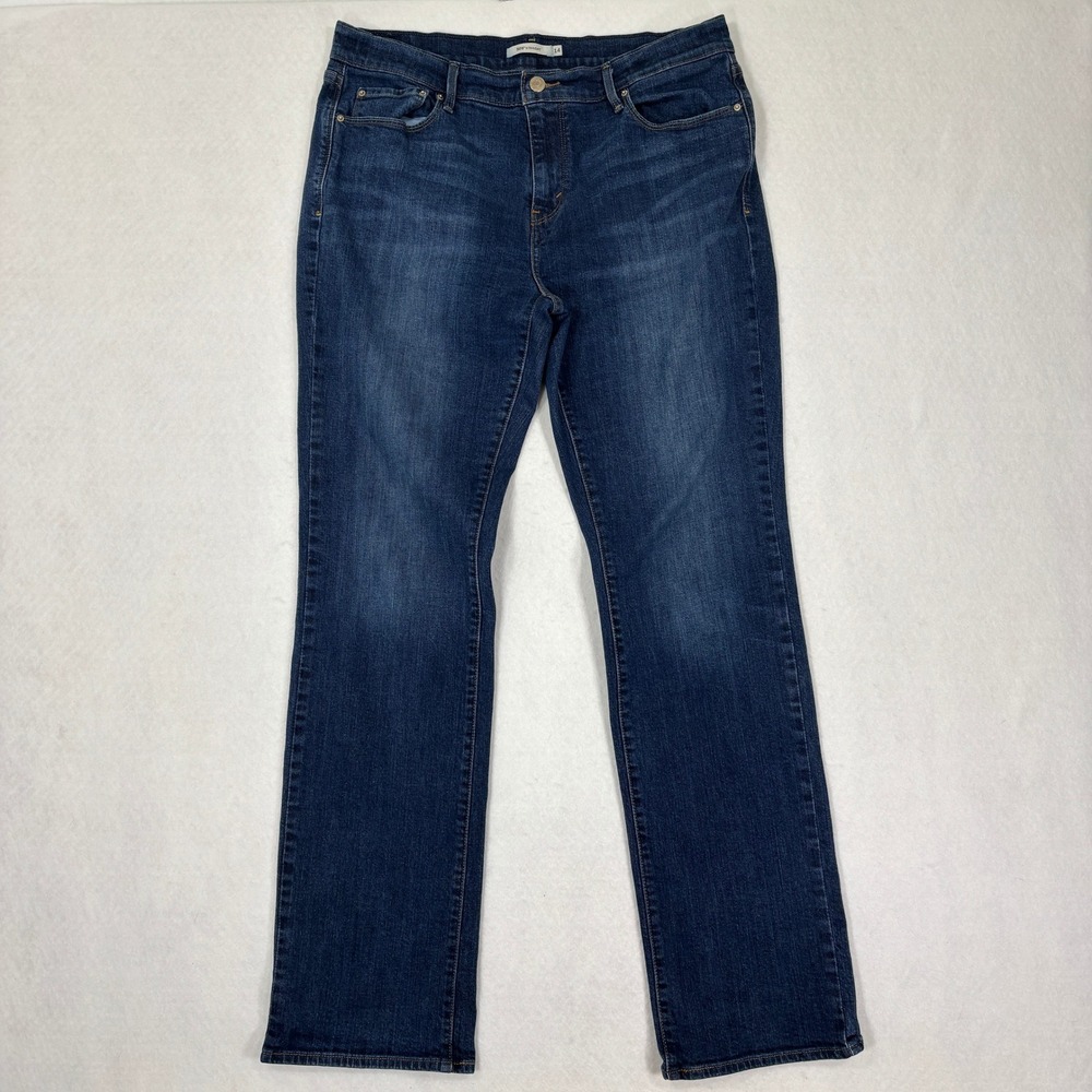 Levi's 505 Jeans 14 L W32 L34 Tall Straight Leg‎ Classic Mid Rise Denim